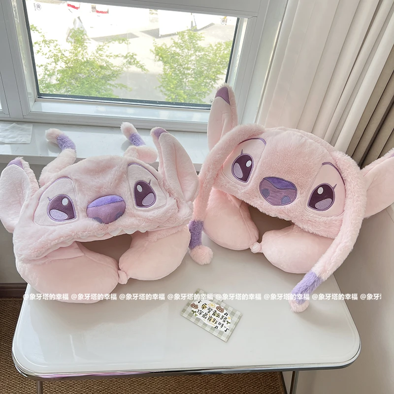 Disney Stitch Angel Creative Anime Movie Character Hooded U-shaped Pillow Personalized Cute Cartoon Couple Portable Neck Collar
Disney Stitch Angel Creative Anime Movie Character Hooded U-shaped Pillow Personalized Cute Cartoon Couple Portable Neck Collar
