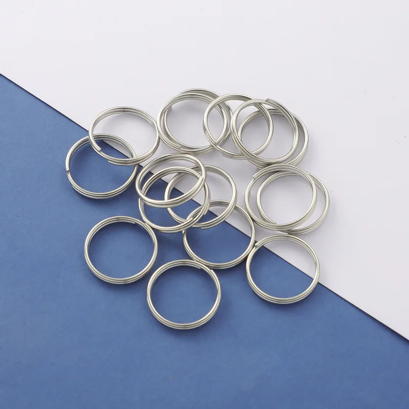 100Pcs/Lot Stainless Steel Round Double Circle key Ring Key Holder DIY Split Key Chain For Jewelry Making Accessories Wholesale
100Pcs/Lot Stainless Steel Round Double Circle key Ring Key Holder DIY Split Key Chain For Jewelry Making Accessories Wholesale