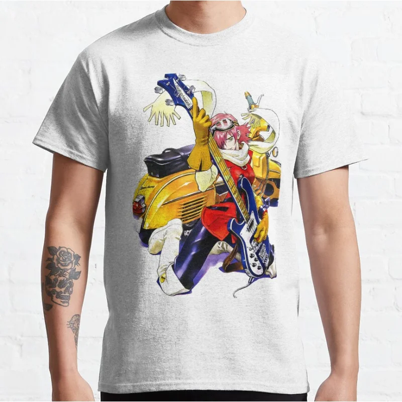 FLCL Guitar 1112 Fooly Cooly Gift t shirt for Anime lover Graphic shirts Y2K clothes All size Tops Cartoon tee
FLCL Guitar 1112 Fooly Cooly Gift t shirt for Anime lover Graphic shirts Y2K clothes All size Tops Cartoon tee