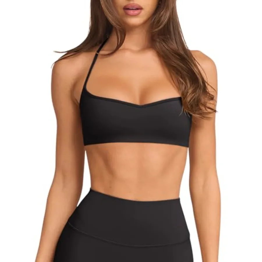 LASLULU Womens Adjustable Spaghetti Straps Sports Bra Sweetheart Neck Wireless Padded Workout Yoga Crop Tops
LASLULU Womens Adjustable Spaghetti Straps Sports Bra Sweetheart Neck Wireless Padded Workout Yoga Crop Tops