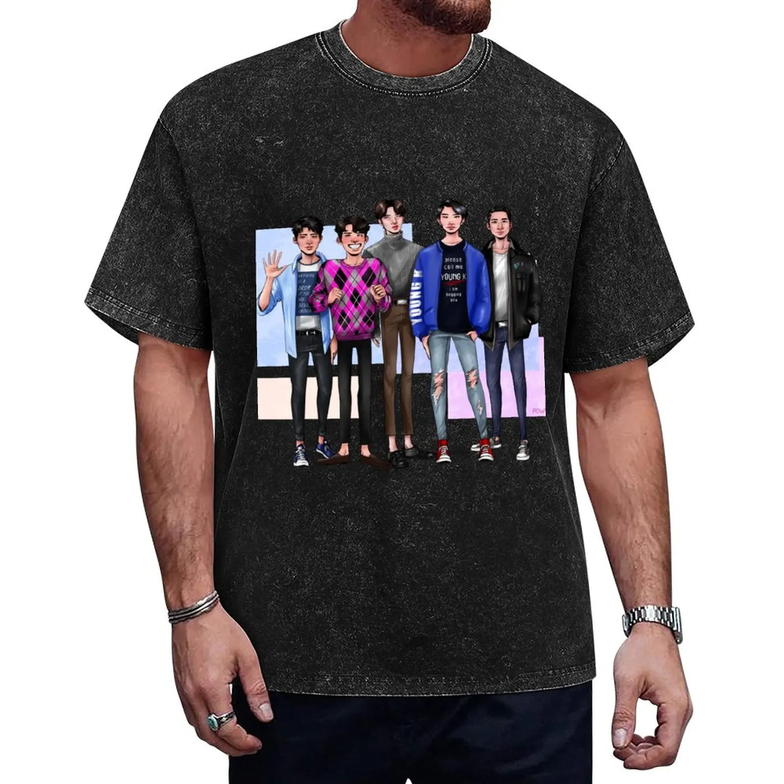 day6 T-Shirt plus size tops new edition mens workout shirts 
day6 T-Shirt plus size tops new edition mens workout shirts