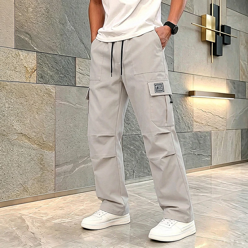 Men's Cargo Pants Sweatpants Outdoor Loose Straight Long Trousers Summer Casual Multi-Pocket Durable Workwear Male Trousers
Men's Cargo Pants Sweatpants Outdoor Loose Straight Long Trousers Summer Casual Multi-Pocket Durable Workwear Male Trousers