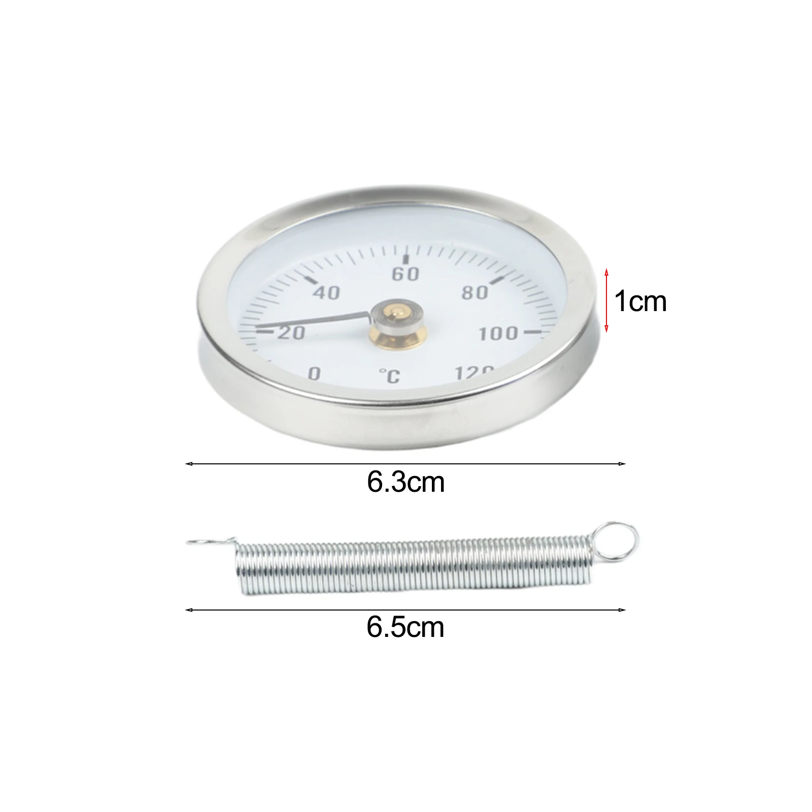 For Air Conditioning Units Tube Thermometer SS Pipe Thermometer Stainless Steel Pipe Thermometer 2 C Precision
For Air Conditioning Units Tube Thermometer SS Pipe Thermometer Stainless Steel Pipe Thermometer 2 C Precision