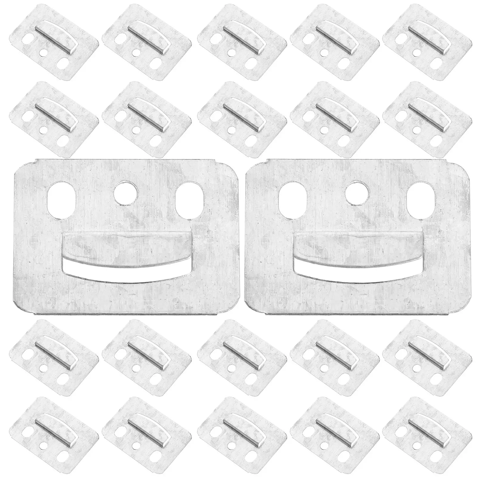 100 Pcs Galvanized Clips 44x31 Flush Mount Brackets Wall Buckle Hangers Panel Fixings Furniture Connectors Hardware
100 Pcs Galvanized Clips 44x31 Flush Mount Brackets Wall Buckle Hangers Panel Fixings Furniture Connectors Hardware