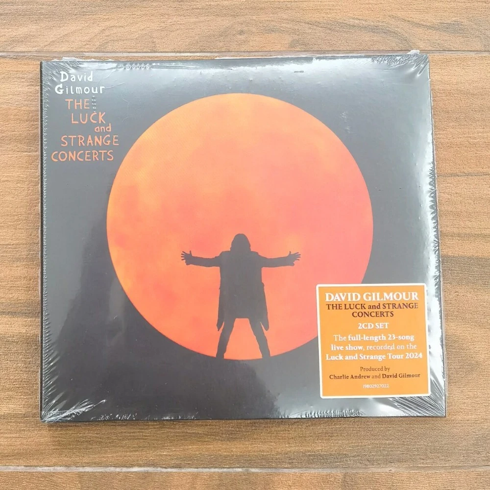 David Gilmour The Luck And Strange Concerts 2CD Live Album Pink Floyd Comfortably Numb Sealed New 2025 Tour
David Gilmour The Luck And Strange Concerts 2CD Live Album Pink Floyd Comfortably Numb Sealed New 2025 Tour
