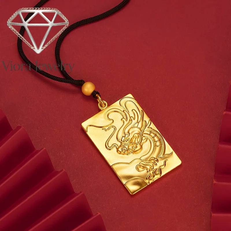 Viora Jewelry 24K real gold 5D craftsmanship precision Xiangyun Tenglong large pendant 9999 men's domineering dragon label penda
Viora Jewelry 24K real gold 5D craftsmanship precision Xiangyun Tenglong large pendant 9999 men's domineering dragon label penda