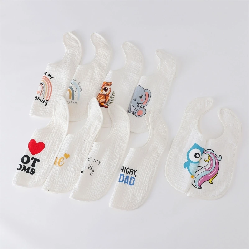 Baby Bibs Absorbent Cotton Teething Bibs Adjustable Burp Bibs with Button for Baby Boys Girls Toddler Infant
Baby Bibs Absorbent Cotton Teething Bibs Adjustable Burp Bibs with Button for Baby Boys Girls Toddler Infant