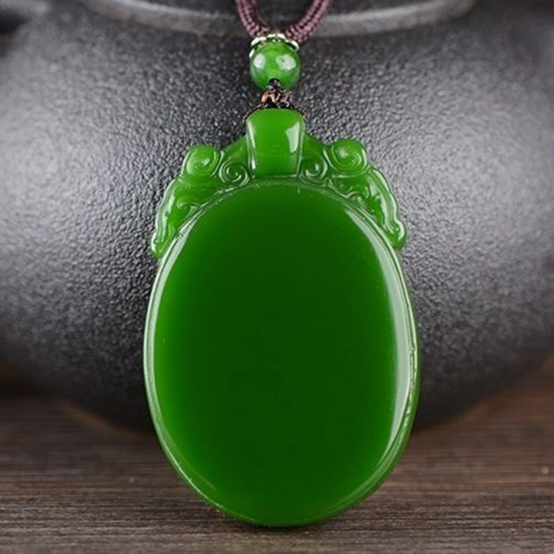 Natural Green Hand-carved Ping An Brand Jade Pendant Fashion Boutique Jewelry Men and Women Necklace Gift Accessories
Natural Green Hand-carved Ping An Brand Jade Pendant Fashion Boutique Jewelry Men and Women Necklace Gift Accessories