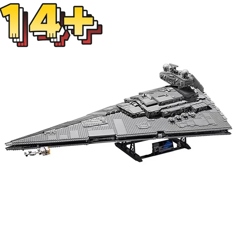 NEW 75252 Compatible UCS Imperial Star Destroyer Building Blocks Bricks Toy Super Ultimate Spacecraft Puzzle Birthday Gift
NEW 75252 Compatible UCS Imperial Star Destroyer Building Blocks Bricks Toy Super Ultimate Spacecraft Puzzle Birthday Gift