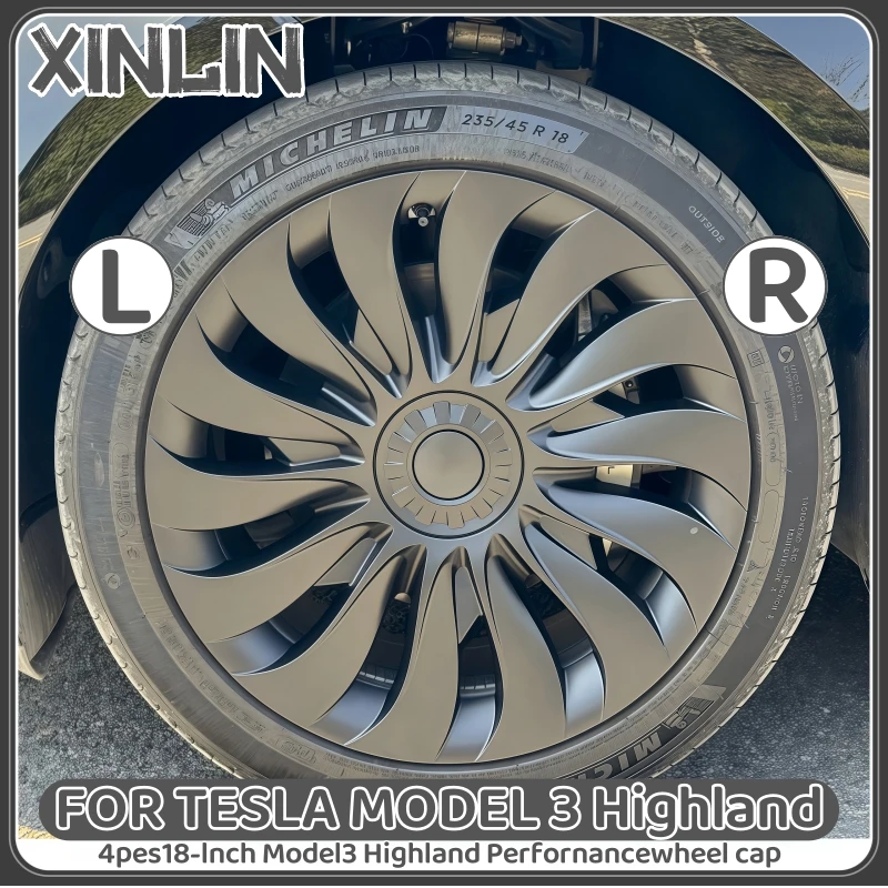 4PCS 18 Inch Symmetric Style Wheel Hub Caps Performance Replacement Wheel Full Rim Cover For Tesla Model 3 Highland Version2024
4PCS 18 Inch Symmetric Style Wheel Hub Caps Performance Replacement Wheel Full Rim Cover For Tesla Model 3 Highland Version2024