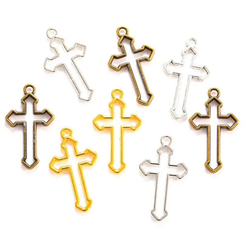 100Pcs DIY Alloy Jewelry Three-dimensional Cross Beaded Pen Beadable Making Pendant 38 * 22mm Necklace Bead Pendant Accessory
100Pcs DIY Alloy Jewelry Three-dimensional Cross Beaded Pen Beadable Making Pendant 38 * 22mm Necklace Bead Pendant Accessory