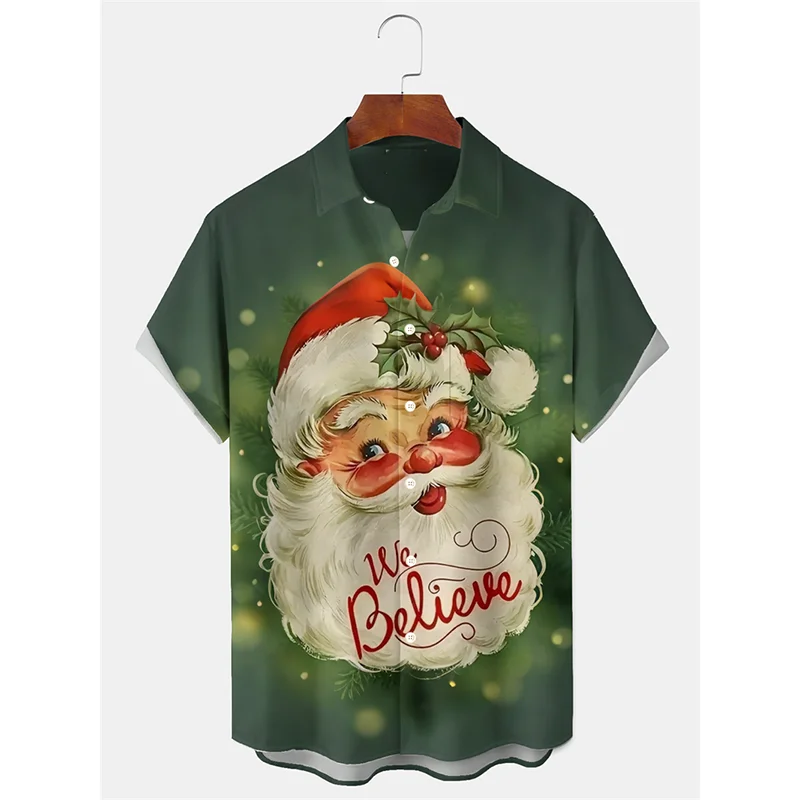Vintage Funny Sweet Santa Claus Print Hawaiian Shirts For Men Short Sleeve Lapel Tee 2026 Happy New Year Festival Clothing Shirt
Vintage Funny Sweet Santa Claus Print Hawaiian Shirts For Men Short Sleeve Lapel Tee 2026 Happy New Year Festival Clothing Shirt