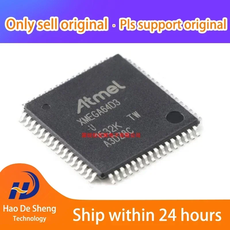 1 шт./лот ATXMEGA64D3 ATXMEGA64D3-AU TQFP-64 новый оригинальный в наличии, поставки электронных компонентов
1 шт./лот ATXMEGA64D3 ATXMEGA64D3-AU TQFP-64 новый оригинальный в наличии, поставки электронных компонентов
