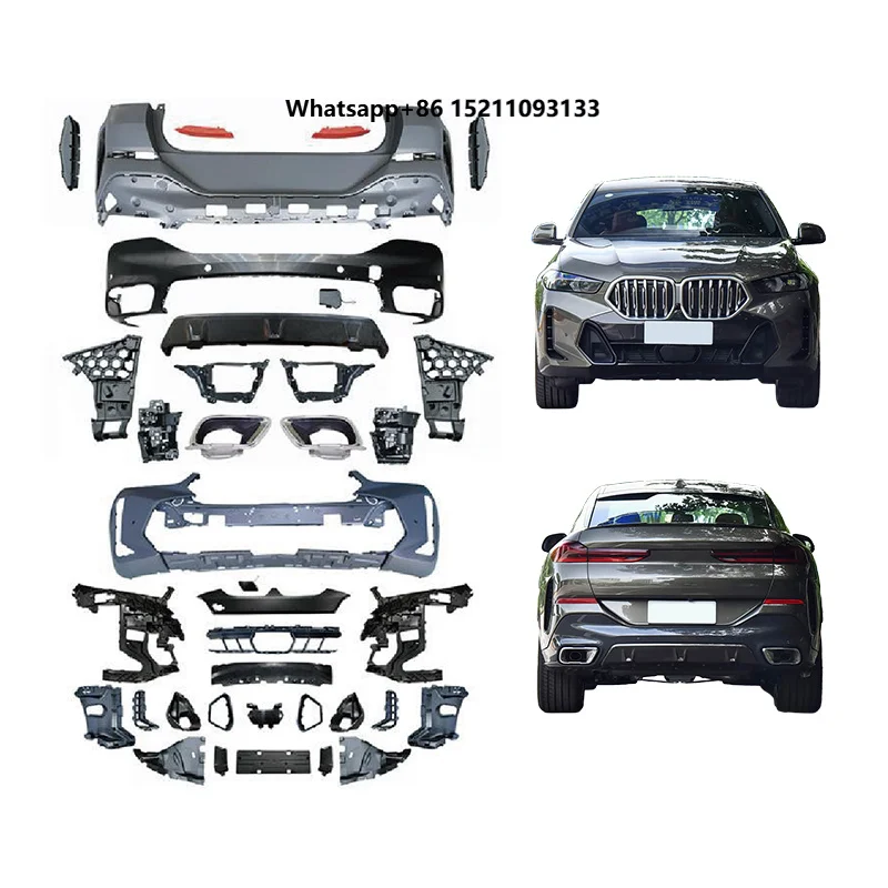 2023-2024 G06 Car Modification Upgrade M-Tech Body Kit Front Rear Bumper Lip Grille Exhaust Tailpipe Suitable for X6
2023-2024 G06 Car Modification Upgrade M-Tech Body Kit Front Rear Bumper Lip Grille Exhaust Tailpipe Suitable for X6