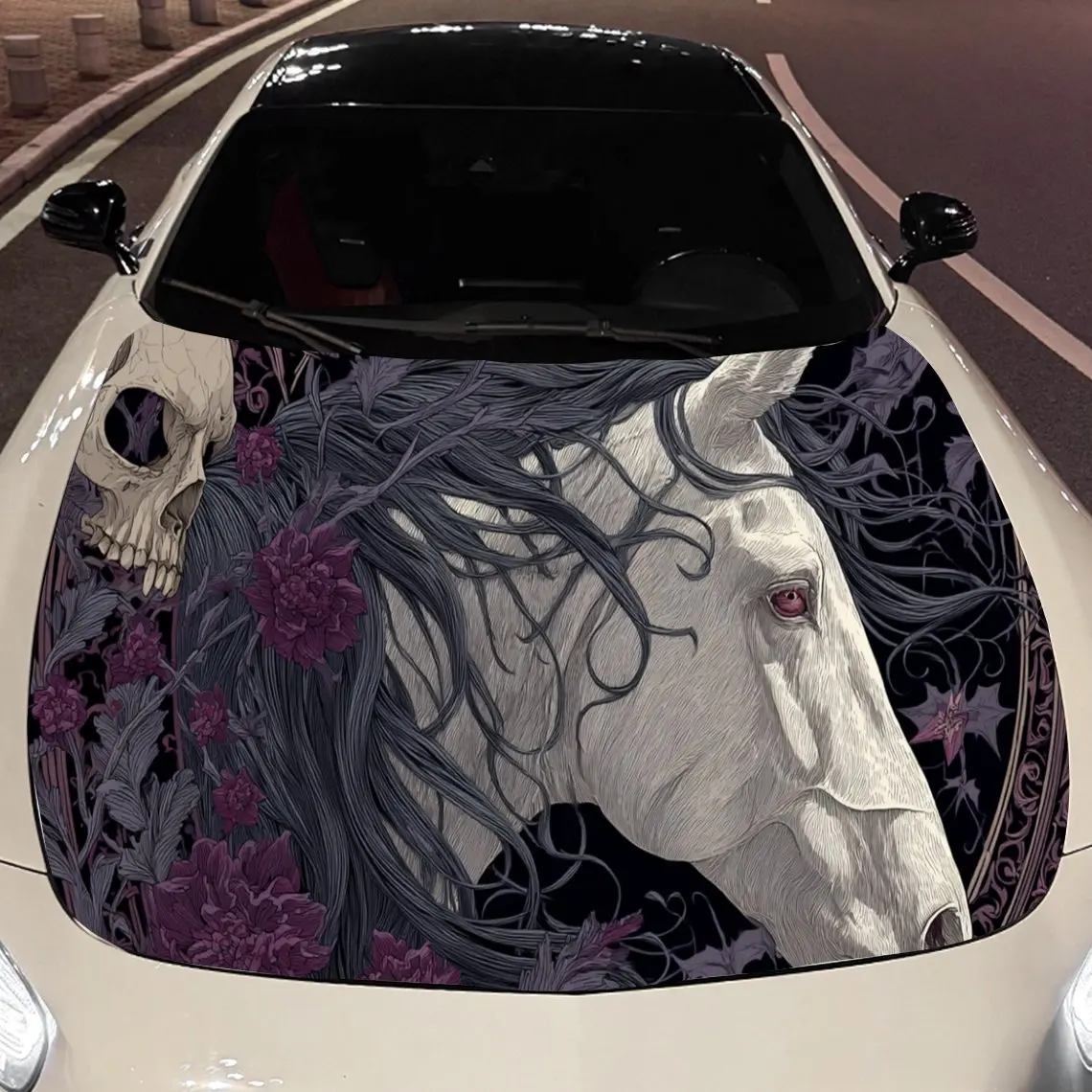 Romantic Flower - Horse Car Hood Stickers - Self-Adhesive, Waterproof and Durable Vinyl Wrap, Decorate And Protect Your Car, Fit
Romantic Flower - Horse Car Hood Stickers - Self-Adhesive, Waterproof and Durable Vinyl Wrap, Decorate And Protect Your Car, Fit