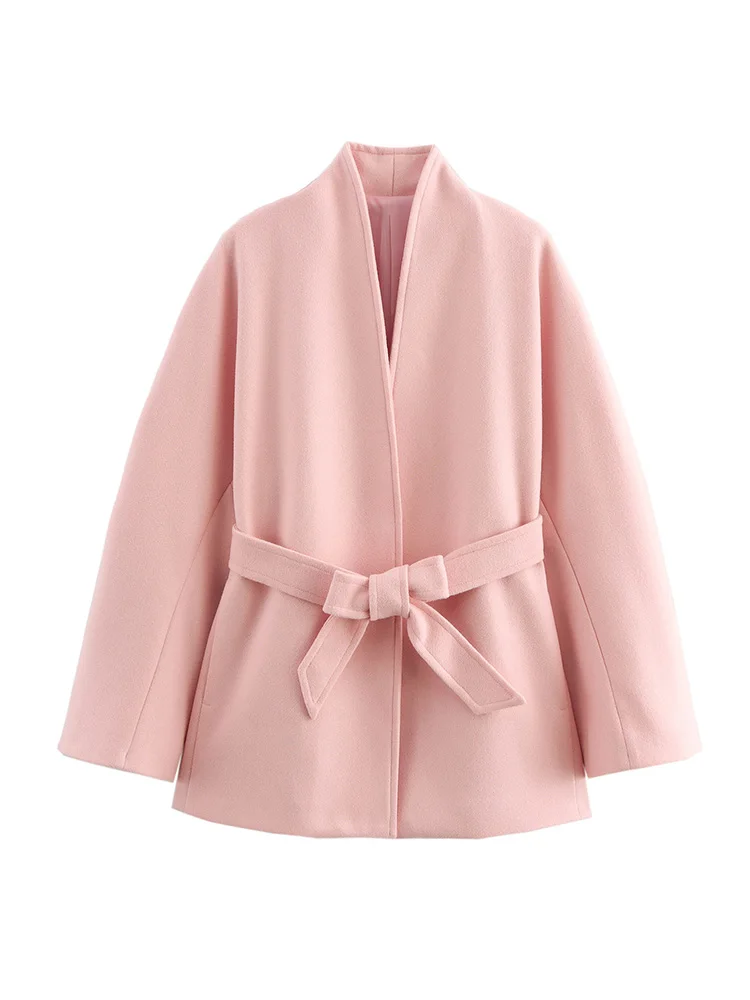 2024 Autumn And Winter New Women Casual Fashion 100 Stand Tie Belt Long Sleeve Short Coat
2024 Autumn And Winter New Women Casual Fashion 100 Stand Tie Belt Long Sleeve Short Coat