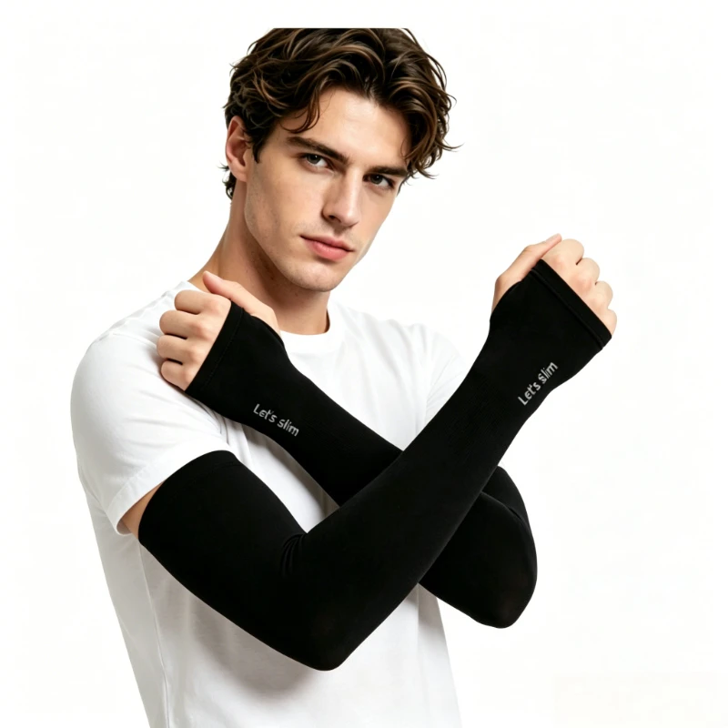 Anti-UV Arm Covers for Men Women Cycling Fingerless Gloves Summer Sport Ice Silk Cool Scarf Silk Elastic Arm Covers Driving
Anti-UV Arm Covers for Men Women Cycling Fingerless Gloves Summer Sport Ice Silk Cool Scarf Silk Elastic Arm Covers Driving