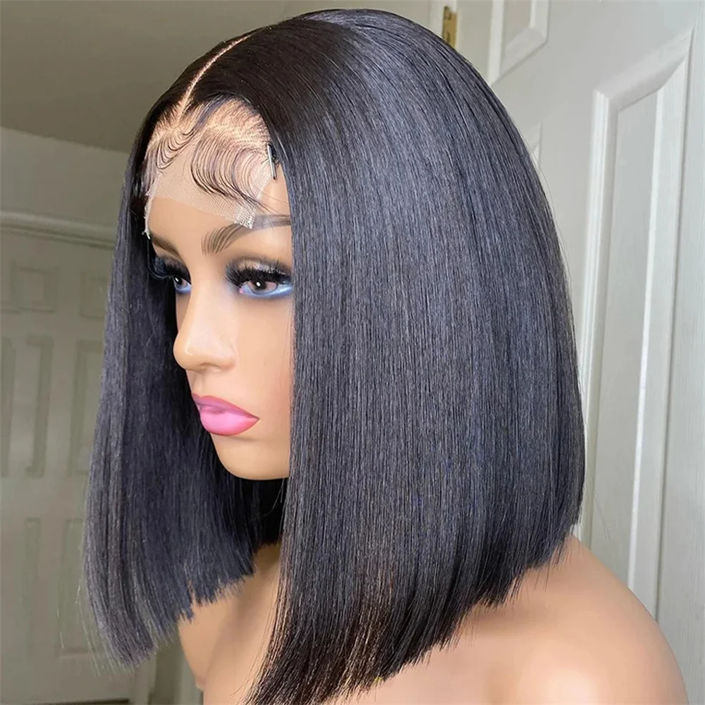 Short Bob Wig Lace Front Human Hair Wigs Brazilian Bone Straight Bob Human Hair Wigs HD 4x4 Closure 13x4 Lace Frontal Wig
Short Bob Wig Lace Front Human Hair Wigs Brazilian Bone Straight Bob Human Hair Wigs HD 4x4 Closure 13x4 Lace Frontal Wig