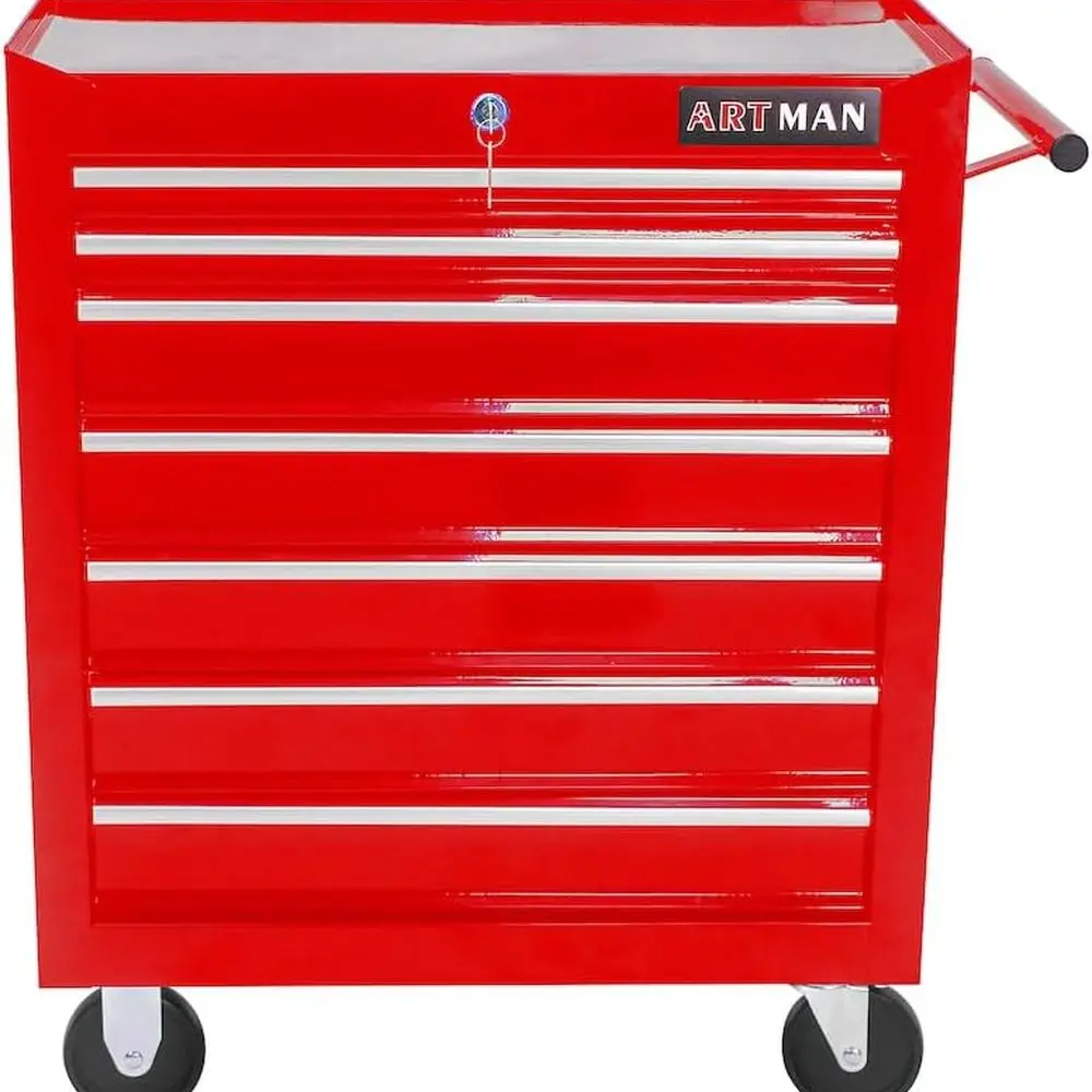 Сверхмощный запираемый ящик для инструментов для механики с выдвижными ящиками и колесами для многофункционального использования
Сверхмощный запираемый ящик для инструментов для механики с выдвижными ящиками и колесами для многофункционального использования