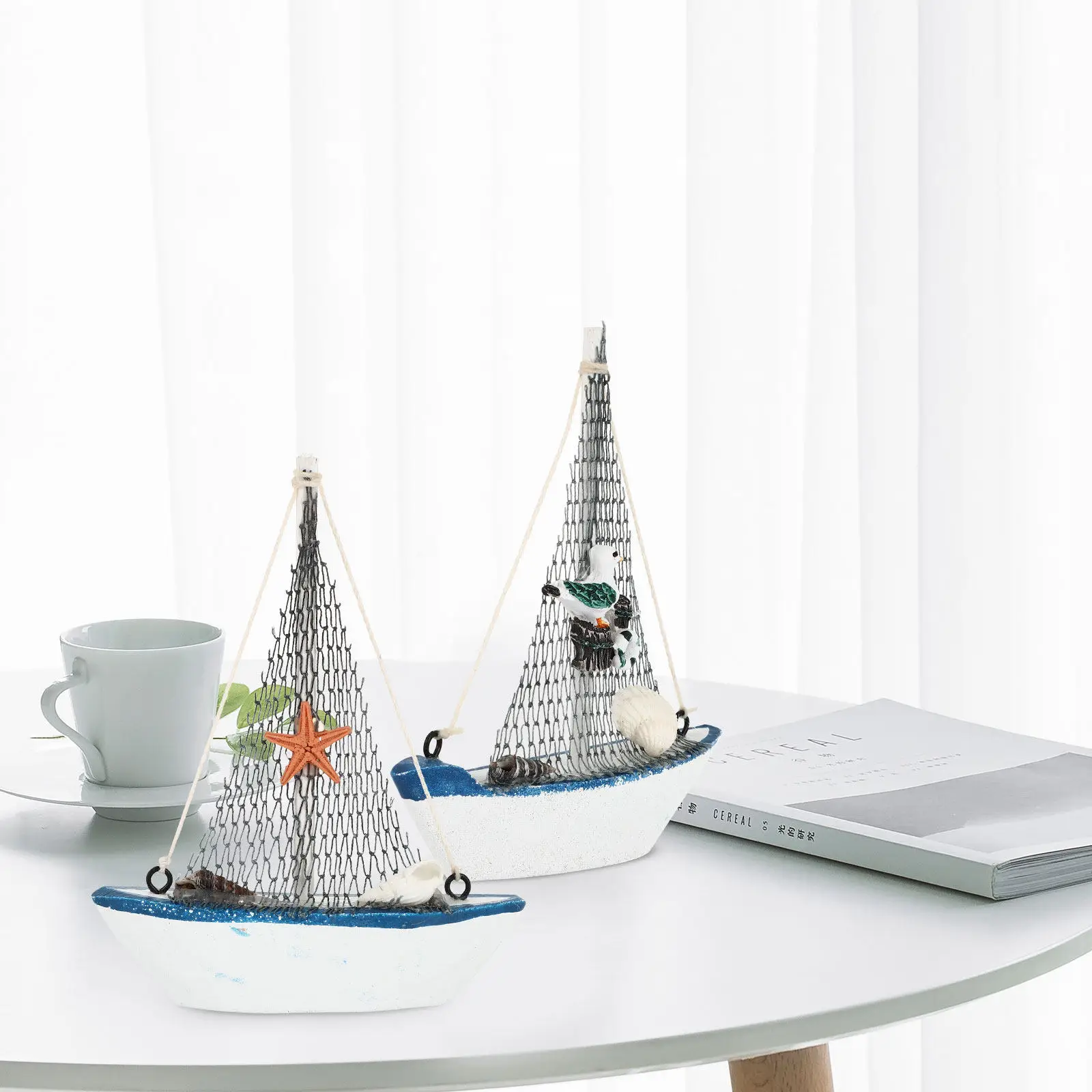 4Pcs Exquisite Sailboat Decorations for Home Desk Nautical Decor Beach Theme Living Room Office Decoration Modern
4Pcs Exquisite Sailboat Decorations for Home Desk Nautical Decor Beach Theme Living Room Office Decoration Modern