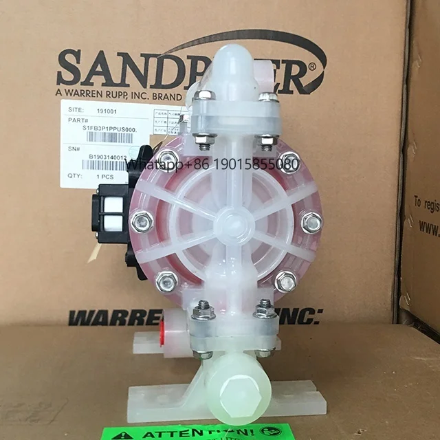 S05 PP/PTFE Sandpiper 1/2 Inch Portable Water Pump/Conveying Alkali Acid Pump pneumatic diaphragm pump in stock
S05 PP/PTFE Sandpiper 1/2 Inch Portable Water Pump/Conveying Alkali Acid Pump pneumatic diaphragm pump in stock