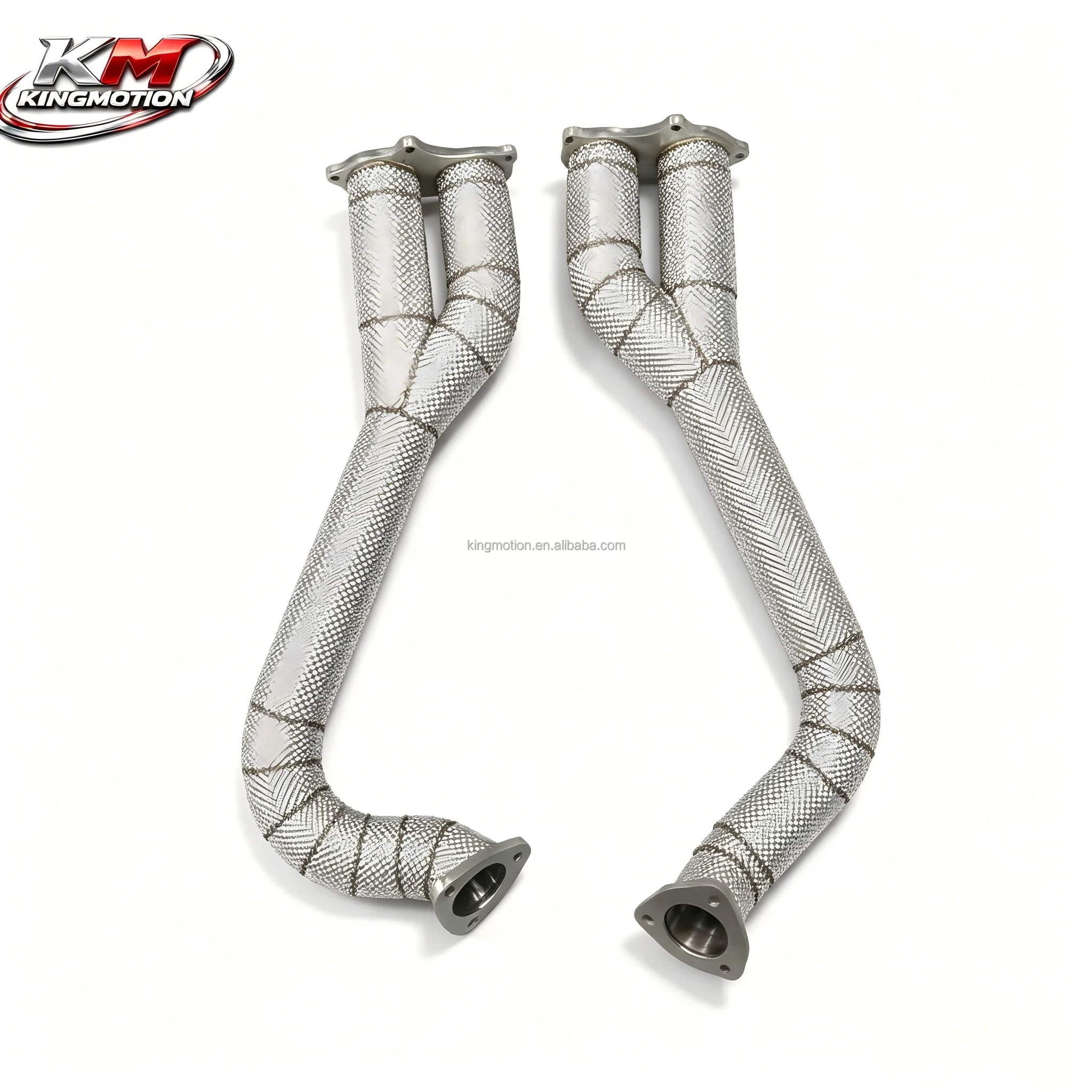 KM SS304 High Flow Front Downpipe for 2023 718 GT4 4.0 63mm Head Pipe with Heat Shield Brushed Finish
KM SS304 High Flow Front Downpipe for 2023 718 GT4 4.0 63mm Head Pipe with Heat Shield Brushed Finish