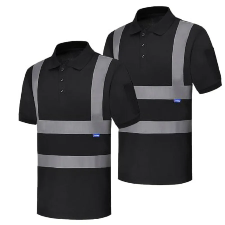 Hi-Vis Safety Polo Shirt with Reflective Strips High Visibility Construction Work Shirt for Men
Hi-Vis Safety Polo Shirt with Reflective Strips High Visibility Construction Work Shirt for Men