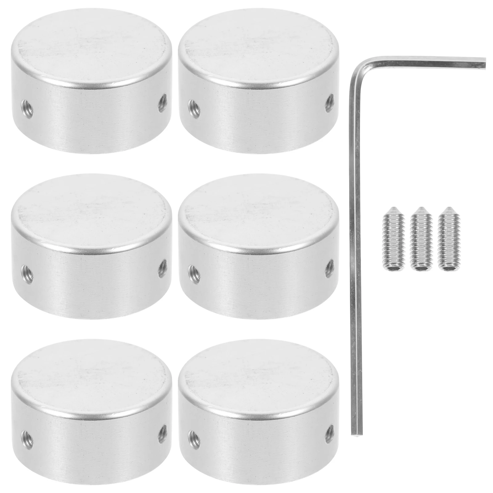 6 set Effect Pedal Footswitch Caps Replacement Metal Foot Nail Parts Durable Solid Small Portable Replacement Guitar Footswitch
6 set Effect Pedal Footswitch Caps Replacement Metal Foot Nail Parts Durable Solid Small Portable Replacement Guitar Footswitch