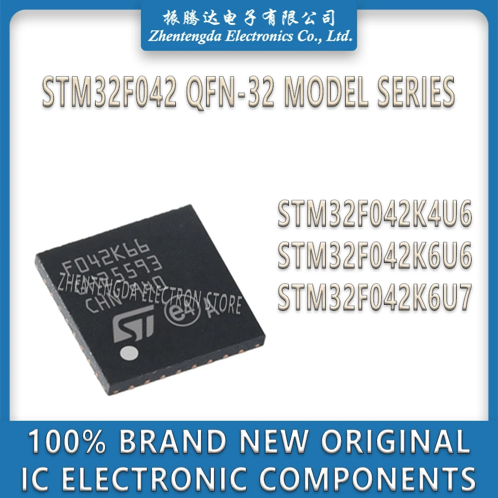 STM32F042K4U6 STM32F042K6U6 STM32F042K6U7 F042K46 F042K66 F042K67 STM32F042 IC MCU Chip QFN-32
STM32F042K4U6 STM32F042K6U6 STM32F042K6U7 F042K46 F042K66 F042K67 STM32F042 IC MCU Chip QFN-32