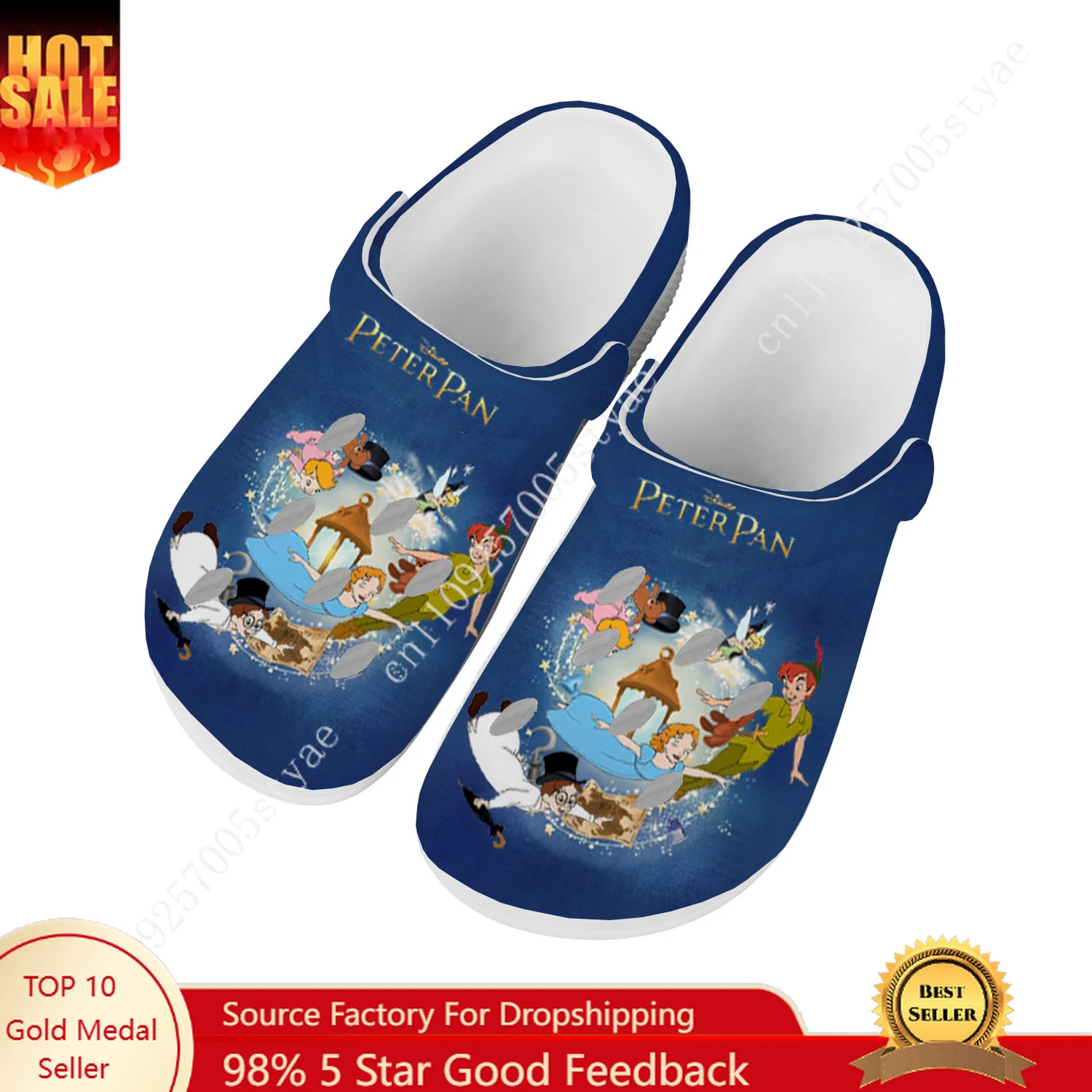 Disney Peter Pan Water Shoes Men Women Comfortable Fashion Home Garden Clogs Customizd Sandals Beach Breathable Hole Slippers
Disney Peter Pan Water Shoes Men Women Comfortable Fashion Home Garden Clogs Customizd Sandals Beach Breathable Hole Slippers