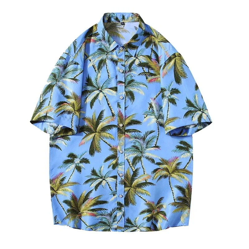 Men's Coconut Tree Print Short Sleeved Seaside Vacation Beach Fashion Versatile Trend Personalized Shirt Top
Men's Coconut Tree Print Short Sleeved Seaside Vacation Beach Fashion Versatile Trend Personalized Shirt Top