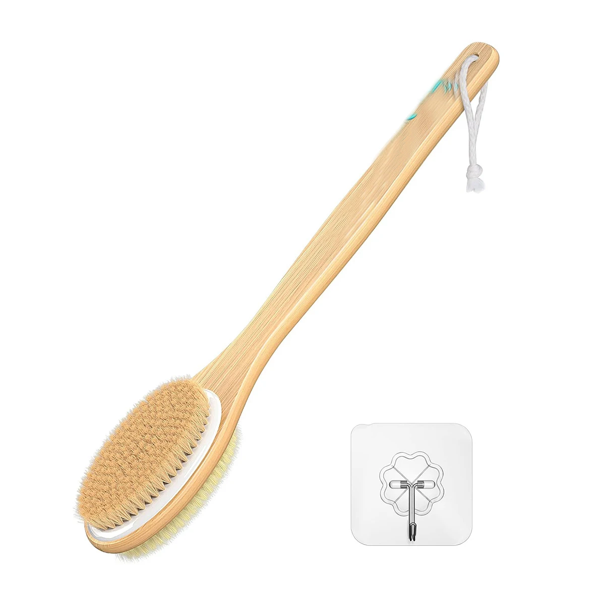 УНИКАЛЬНАЯ щетка для душа, двухсторонняя отшелушивающая щетка с мягкой и жесткой щетиной, длинная ручка для спины, ручка из натурального бамбукового дерева
УНИКАЛЬНАЯ щетка для душа, двухсторонняя отшелушивающая щетка с мягкой и жесткой щетиной, длинная ручка для спины, ручка из натурального бамбукового дерева