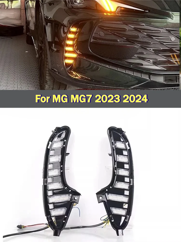 For MG MG7 2023 2024 Car Led Daytime Running Lights Front Fog Lamp Modification Dymanic Turn Signal Driving Decorative Lights
For MG MG7 2023 2024 Car Led Daytime Running Lights Front Fog Lamp Modification Dymanic Turn Signal Driving Decorative Lights