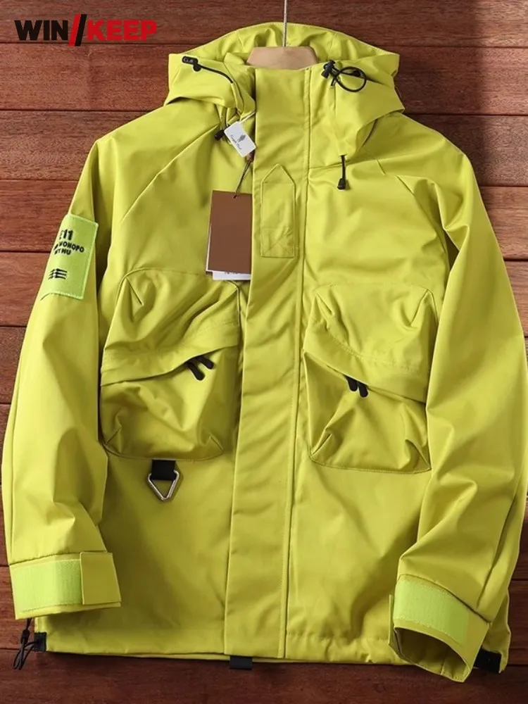 Windproof Breathable Outdoor Mens Hiking Jacket Long Sleeve Loose Hooded Windbreaker Coat Waterproof Travel Camping Outerwear
Windproof Breathable Outdoor Mens Hiking Jacket Long Sleeve Loose Hooded Windbreaker Coat Waterproof Travel Camping Outerwear