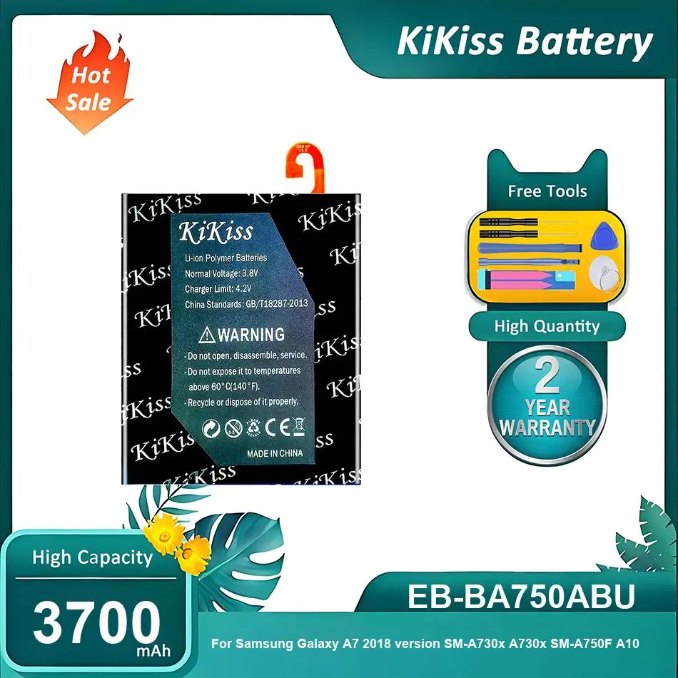 Brand New Mobile Phone Battery For Samsung Galaxy A7 2018 version SM-A730x A730x SM-A750F A10,EB-BA750ABU,3700mAh
Brand New Mobile Phone Battery For Samsung Galaxy A7 2018 version SM-A730x A730x SM-A750F A10,EB-BA750ABU,3700mAh