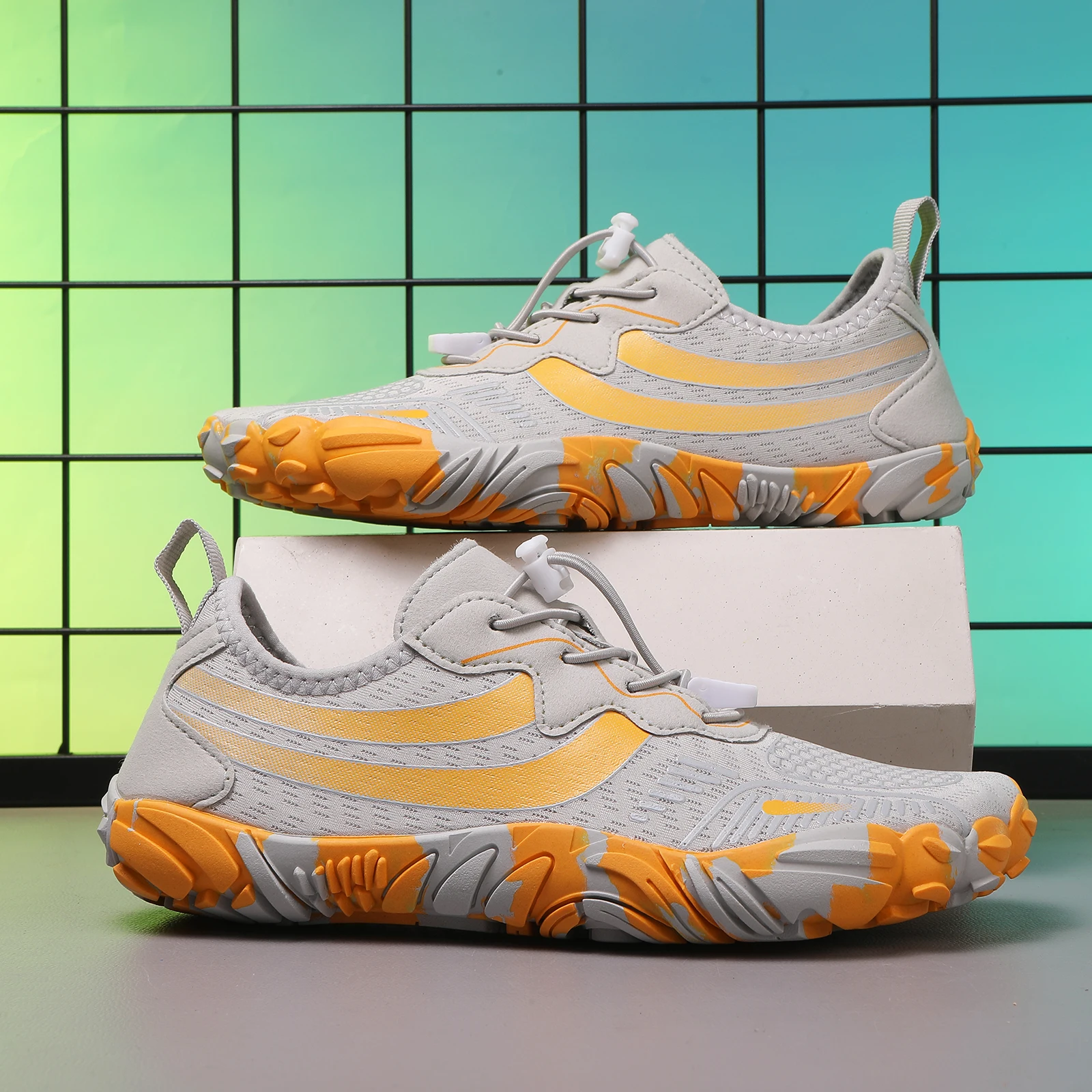 Grey Orange Water Shoes Size 35 Unisex Quick Dry Non-slip Breathable Outdoor Beach Hiking Wading Aqua Barefoot Sneakers
Grey Orange Water Shoes Size 35 Unisex Quick Dry Non-slip Breathable Outdoor Beach Hiking Wading Aqua Barefoot Sneakers