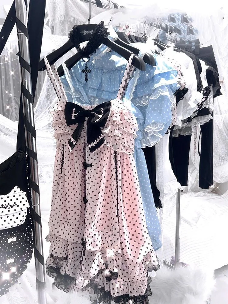 Harajuku Girl Y2k Fairy Dress Vintage Bow Lace Patchwork Mini Dress Summer Two-piece Chiffon Spaghetti Strap Ruffles Dresses
Harajuku Girl Y2k Fairy Dress Vintage Bow Lace Patchwork Mini Dress Summer Two-piece Chiffon Spaghetti Strap Ruffles Dresses