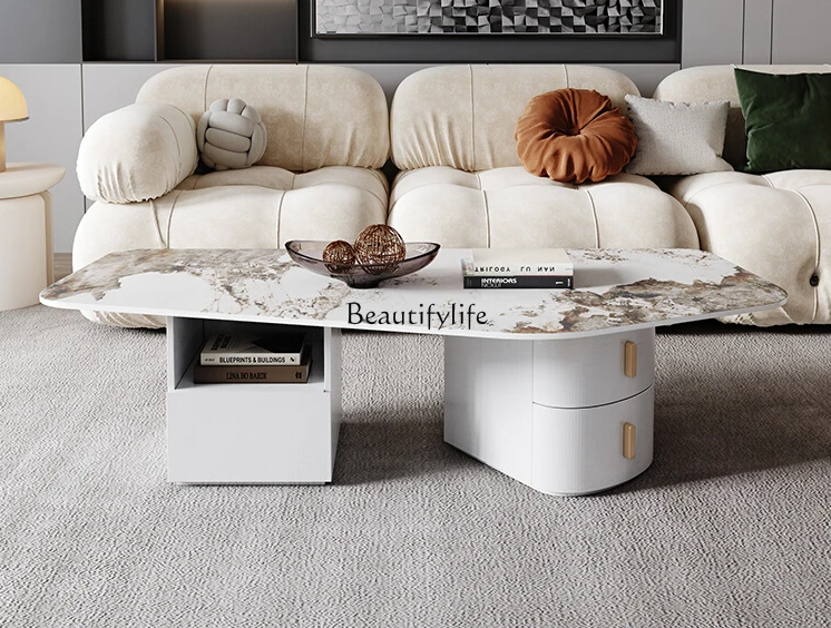 Modern & Minimalism Small Apartment Stone Plate Coffee Table Hanging TV Cabinet Unit Irregular Shaped
Modern & Minimalism Small Apartment Stone Plate Coffee Table Hanging TV Cabinet Unit Irregular Shaped