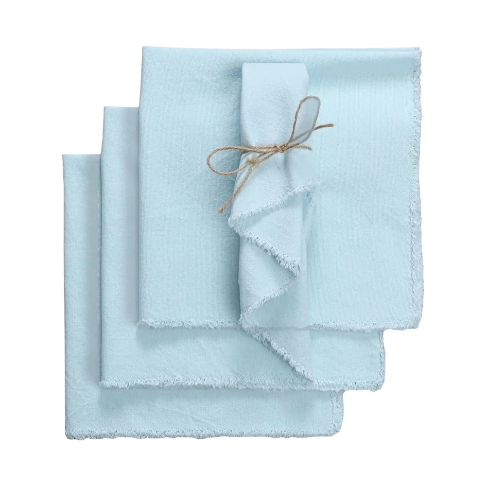 4PCS Rustic Style Cotton Linen Napkins Eco-Friendly Solid Color Cloth Napkins Decorative Soft Tea Towel Party Supplies
4PCS Rustic Style Cotton Linen Napkins Eco-Friendly Solid Color Cloth Napkins Decorative Soft Tea Towel Party Supplies