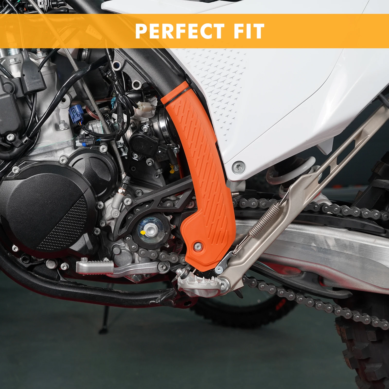 NICECNC For KTM EXC 300 2024 Frame Guard Protection EXCF 350 XCW 500 XC-W 300 2024 SX 125 SXF 450 SX250 XC300 XCF 250 2023-2024
NICECNC For KTM EXC 300 2024 Frame Guard Protection EXCF 350 XCW 500 XC-W 300 2024 SX 125 SXF 450 SX250 XC300 XCF 250 2023-2024