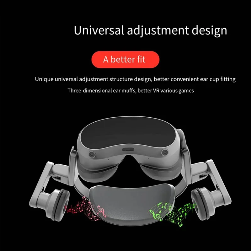 For PICO4 Ultra VR Headset Earmuffs Headwear Noise Reduction Transonic Earmuffs VR Accessories To Enhance Sound Effects
For PICO4 Ultra VR Headset Earmuffs Headwear Noise Reduction Transonic Earmuffs VR Accessories To Enhance Sound Effects
