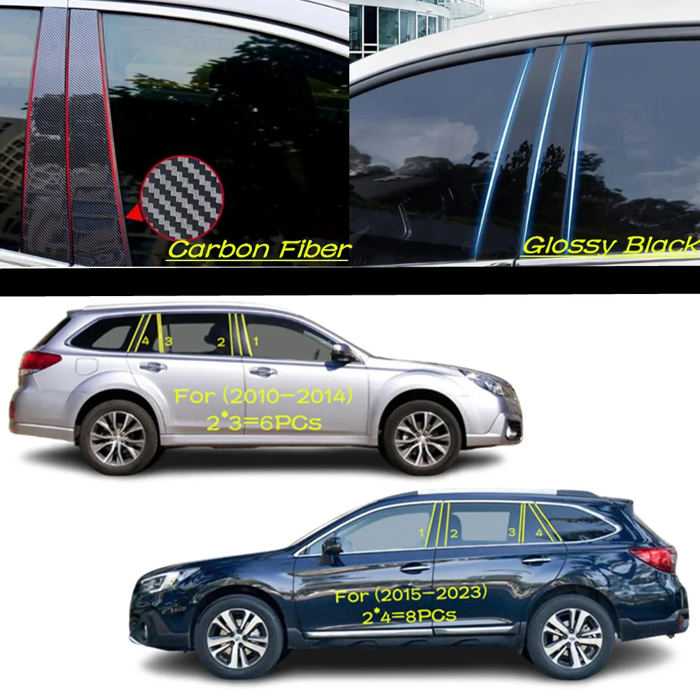 Car PC Material Pillar Post Cover Door Trim Window Molding Sticker Plate Accessories For Subaru Outback 2010-2014 2015 2016-2023
Car PC Material Pillar Post Cover Door Trim Window Molding Sticker Plate Accessories For Subaru Outback 2010-2014 2015 2016-2023