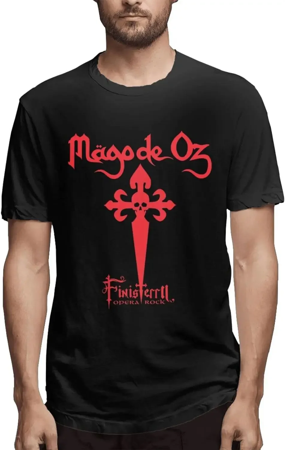 Mago Metal De Music Oz Band T Shirt Men's Fashion Tee Cotton Loose Short Sleeves Shirts Black
Mago Metal De Music Oz Band T Shirt Men's Fashion Tee Cotton Loose Short Sleeves Shirts Black