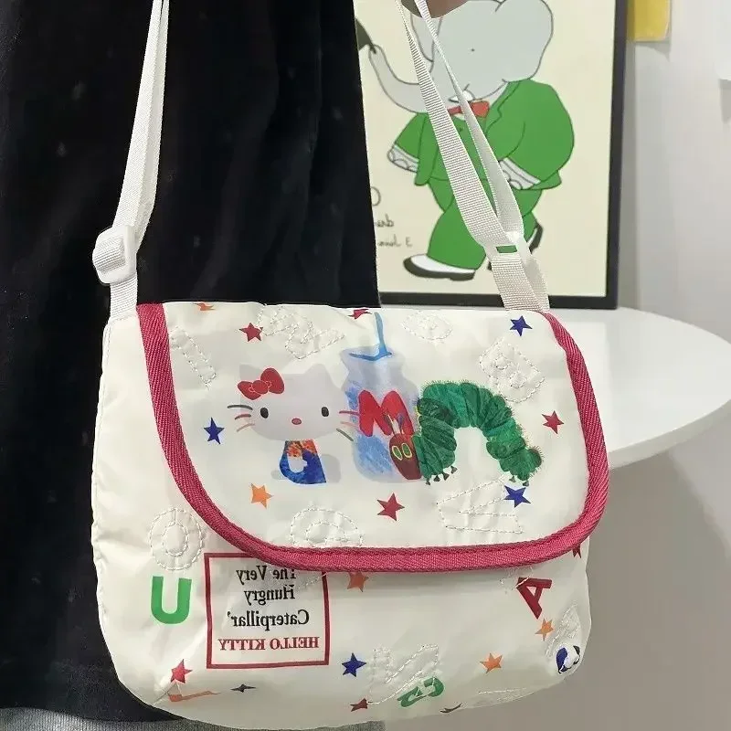 Sanrio Hello Kitty Armpit Women Girl Female Makeup messenger bag Cute storage Bag Y2k Versatile Tote Shoulder Bag
Sanrio Hello Kitty Armpit Women Girl Female Makeup messenger bag Cute storage Bag Y2k Versatile Tote Shoulder Bag