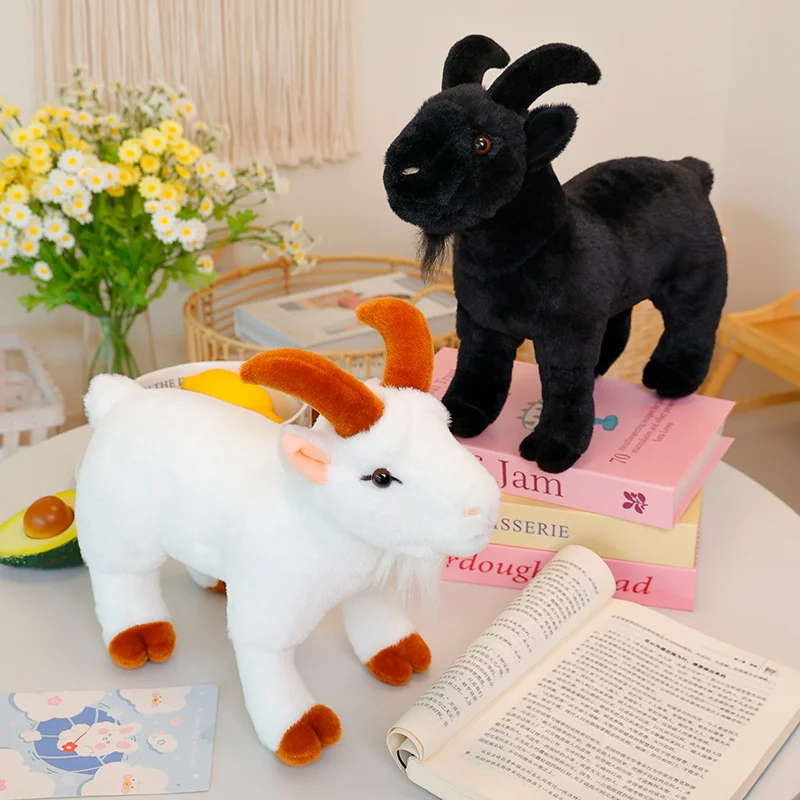 Cute Goat Plush Toy Kawaii Lifelike Animal Simulation Goat Stuffed Doll Bag Decor Friend Kid Birthday Gift
Cute Goat Plush Toy Kawaii Lifelike Animal Simulation Goat Stuffed Doll Bag Decor Friend Kid Birthday Gift