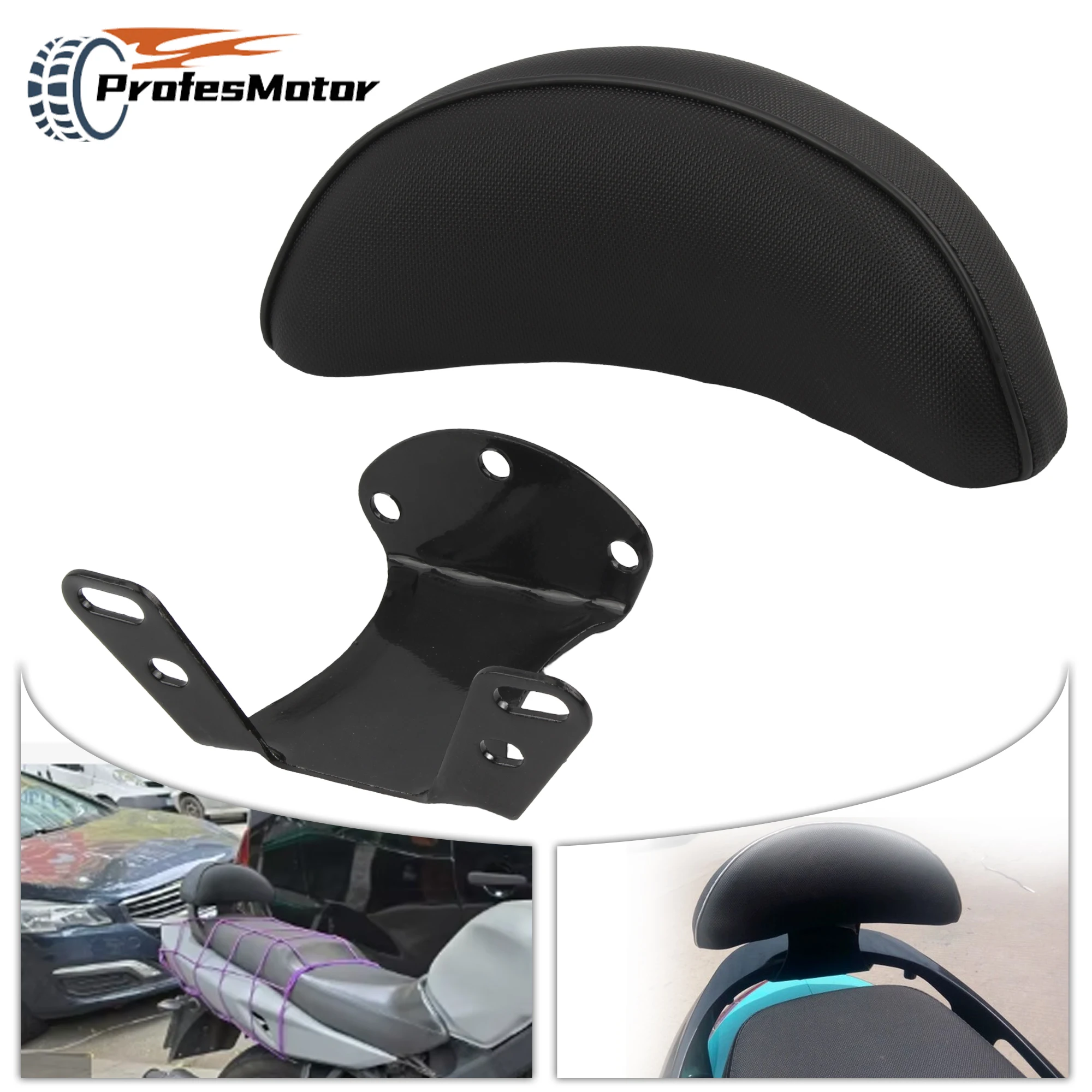Motorcycle Rubber Rear Backrest for Harley Honda Suzuki Kawasaki Yamaha Scooter Cafe Racer Electric Bike Universal Modified Part
Motorcycle Rubber Rear Backrest for Harley Honda Suzuki Kawasaki Yamaha Scooter Cafe Racer Electric Bike Universal Modified Part