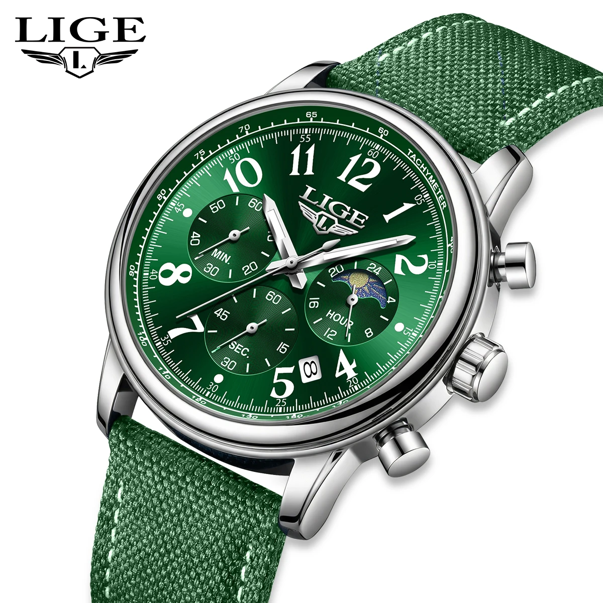 LIGE New Fashion Nylon Leather Man Wristwatch Waterproof Luminous Chronograph Date Classic Men Watch Quartz Casual Men's Watches
LIGE New Fashion Nylon Leather Man Wristwatch Waterproof Luminous Chronograph Date Classic Men Watch Quartz Casual Men's Watches