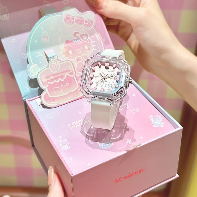 Pink Hellokitty Watch For Girls Students Cartoon Waterproof Cinnamoroll My Melody Watch Gift Box Packaging Kids Birthday Gift
Pink Hellokitty Watch For Girls Students Cartoon Waterproof Cinnamoroll My Melody Watch Gift Box Packaging Kids Birthday Gift