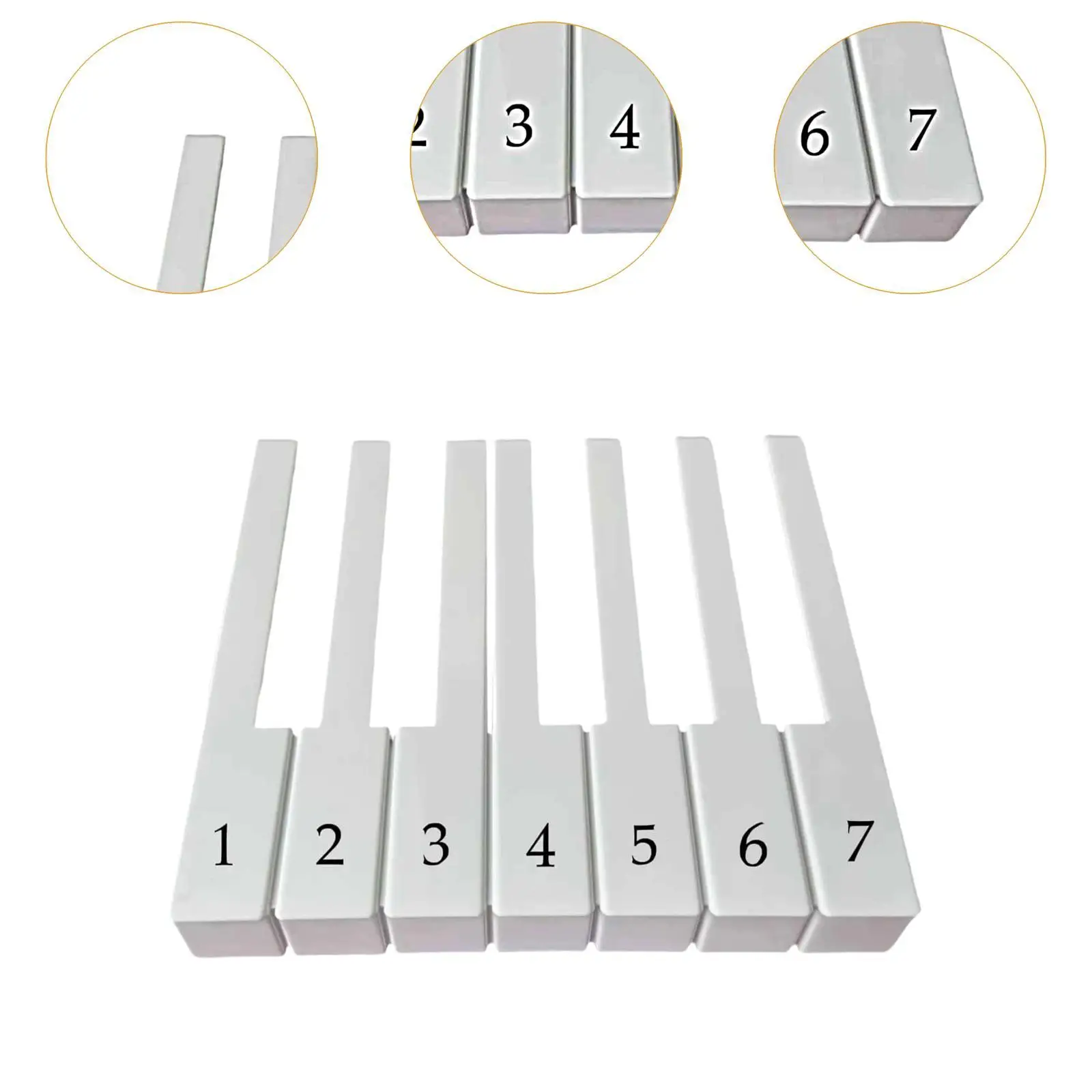 Piano Keytops Replacement Set Durable White Key Caps with Fronts ABS Piano Tools for Upright Vertical Keyboard Maintenance
Piano Keytops Replacement Set Durable White Key Caps with Fronts ABS Piano Tools for Upright Vertical Keyboard Maintenance