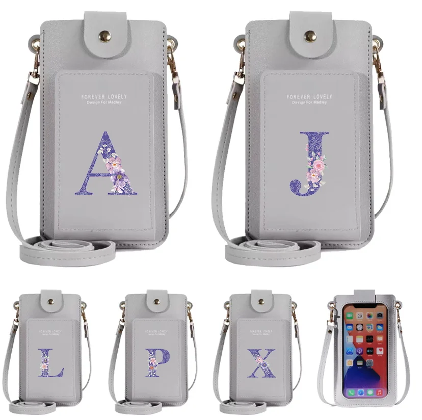 Mobile Phone Pack Purple Flower Printing Series Luxury Design Crossbody Bag New Women Simple Portable Fashion Cell Phone Bag
Mobile Phone Pack Purple Flower Printing Series Luxury Design Crossbody Bag New Women Simple Portable Fashion Cell Phone Bag